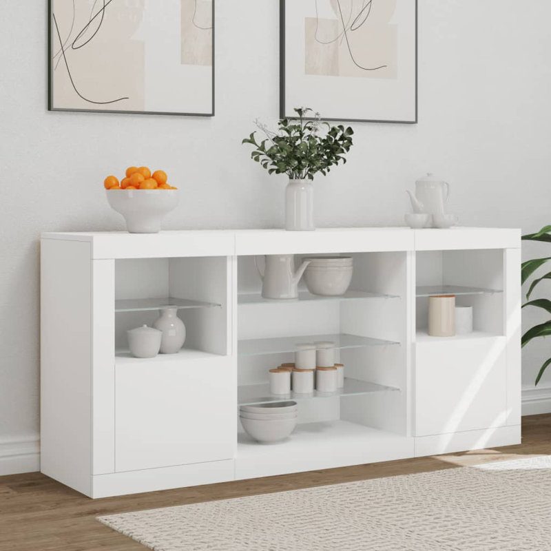 Azzie 142.5cm Sideboard, White