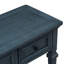 Console bleu marine avec construction classique et options de rangement de tiroir-1389204662