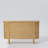 Modern Burlywood Solid Wood Accent Cabinet