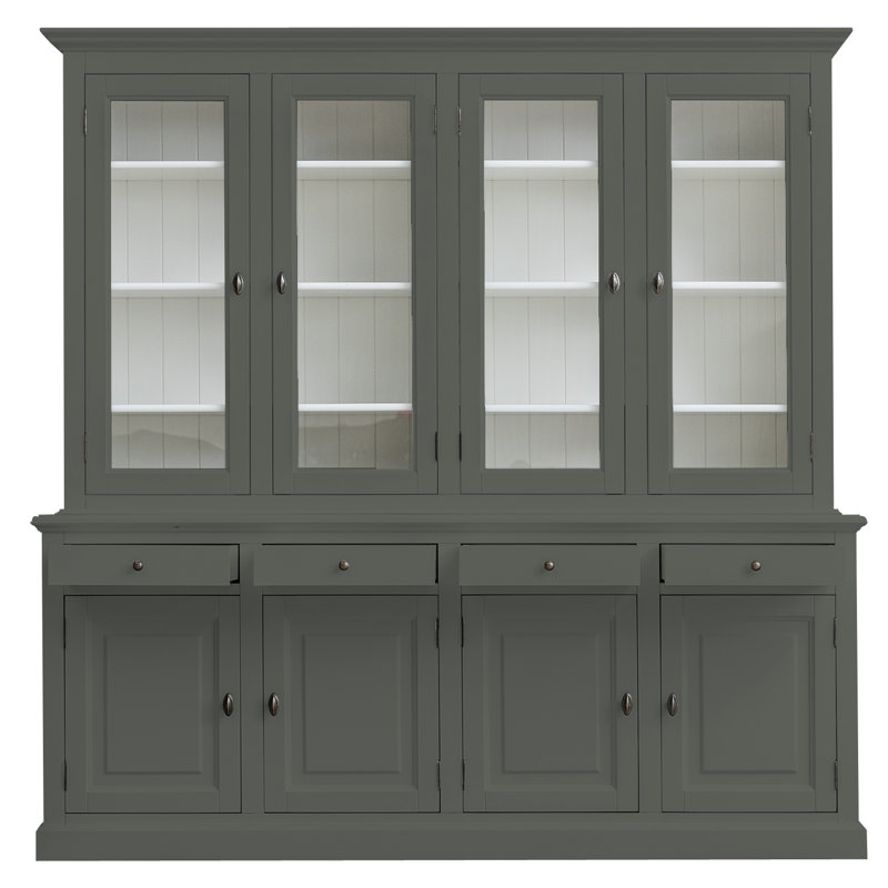 Babak Display Cabinet, Green Grey