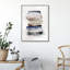 Swatch Shapes par Willowbrook, art mural encadré