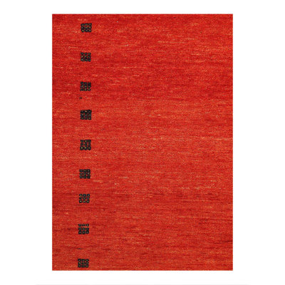 Persian hand knotted Gabbeh Loribaft 3'4"x 4'9"