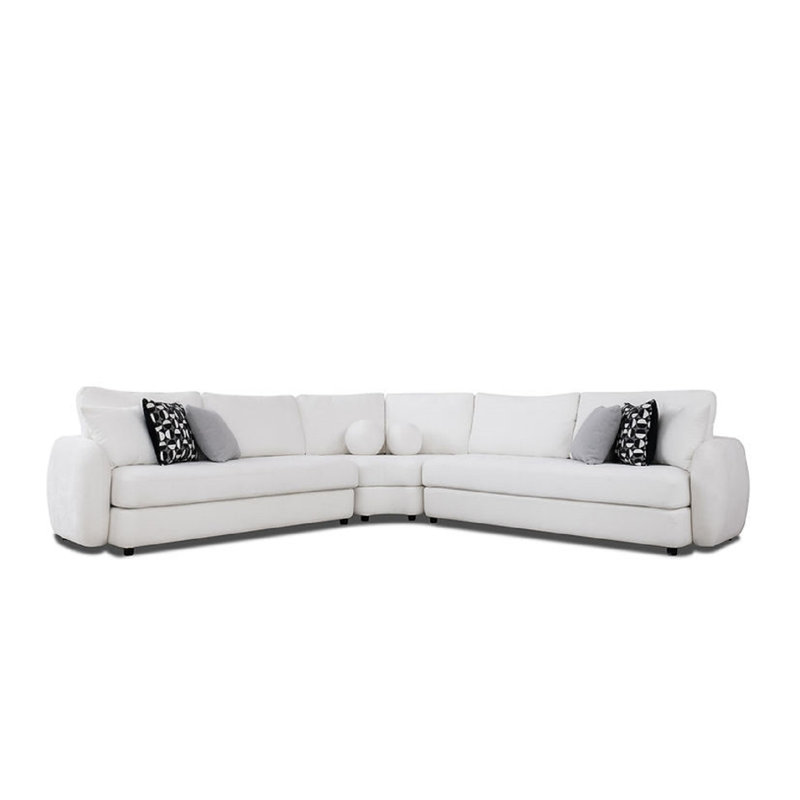 Canapé modulaire 3 pièces Giouli Beige