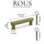 ROUS Hardware Mid-Century Modern Cabinet Handle 1-Count-754182837-754302857