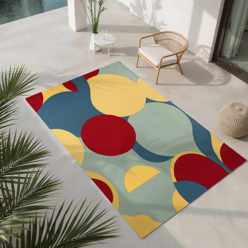 Tapis intérieur et extérieur Sleek Hop, Rectangle 1 pi 6 po x 2 pi 6 po