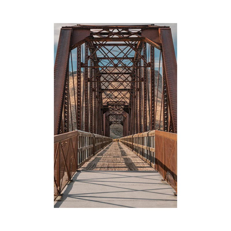 Guffey Bridge 120 Years Old by Louis Ruth - Wrapped Canvas Print, 30.48cm H x 20.32cm W x 1.905cm D