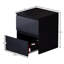 Oslo 2 Drawer High Gloss Bedside Chest (FSC 100%) Bedroom Home Bedside Furniture-1201070003