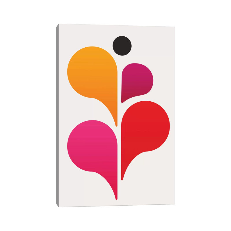 Abstract Dancer by Kubistika - Painting on Canvas, Wrapped Canvas, 66.04cm H x 45.72cm W x 1.91cm D