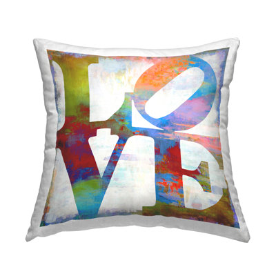 Coussin Rainbow Love