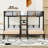 Metal Bunk Bed With Shelves And Slats-238712827
