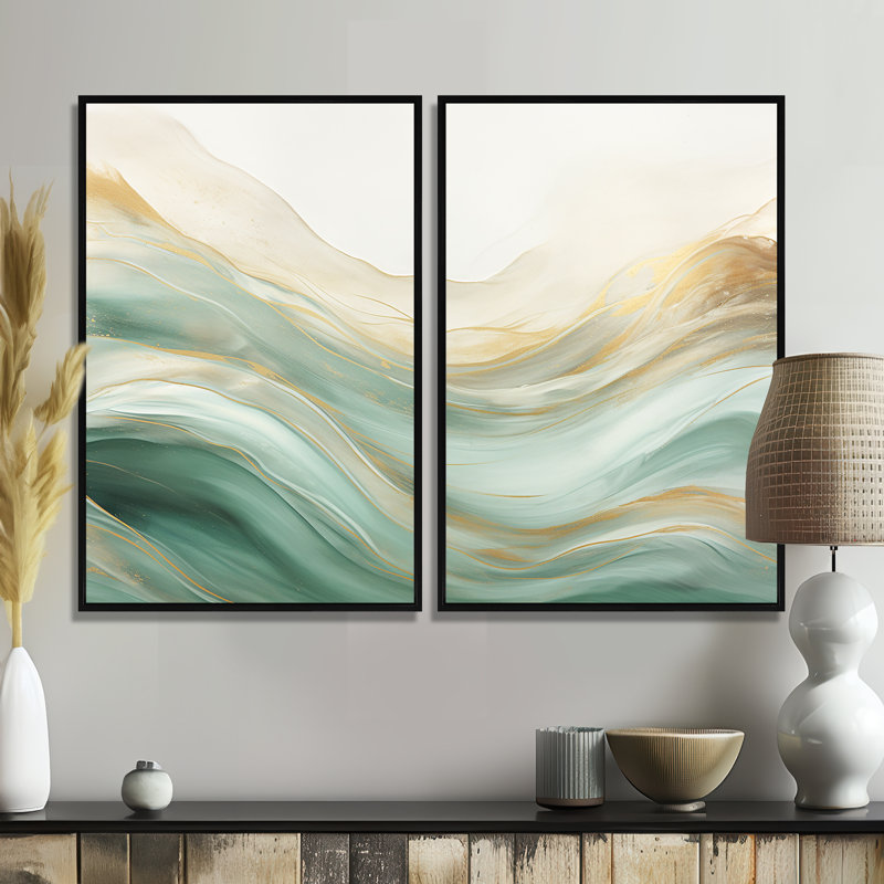 Denis - art mural moderne, Impression encadrée flottante, Noir, H 36 po x l 48 po