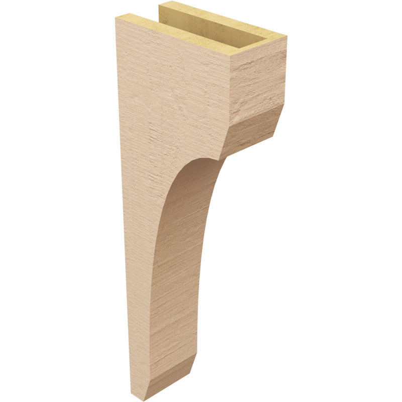 Bois de cèdre brut LegacyThane Corbel, brun clair apprêté Legacy, H 24 po x l 4 po x P 8 po