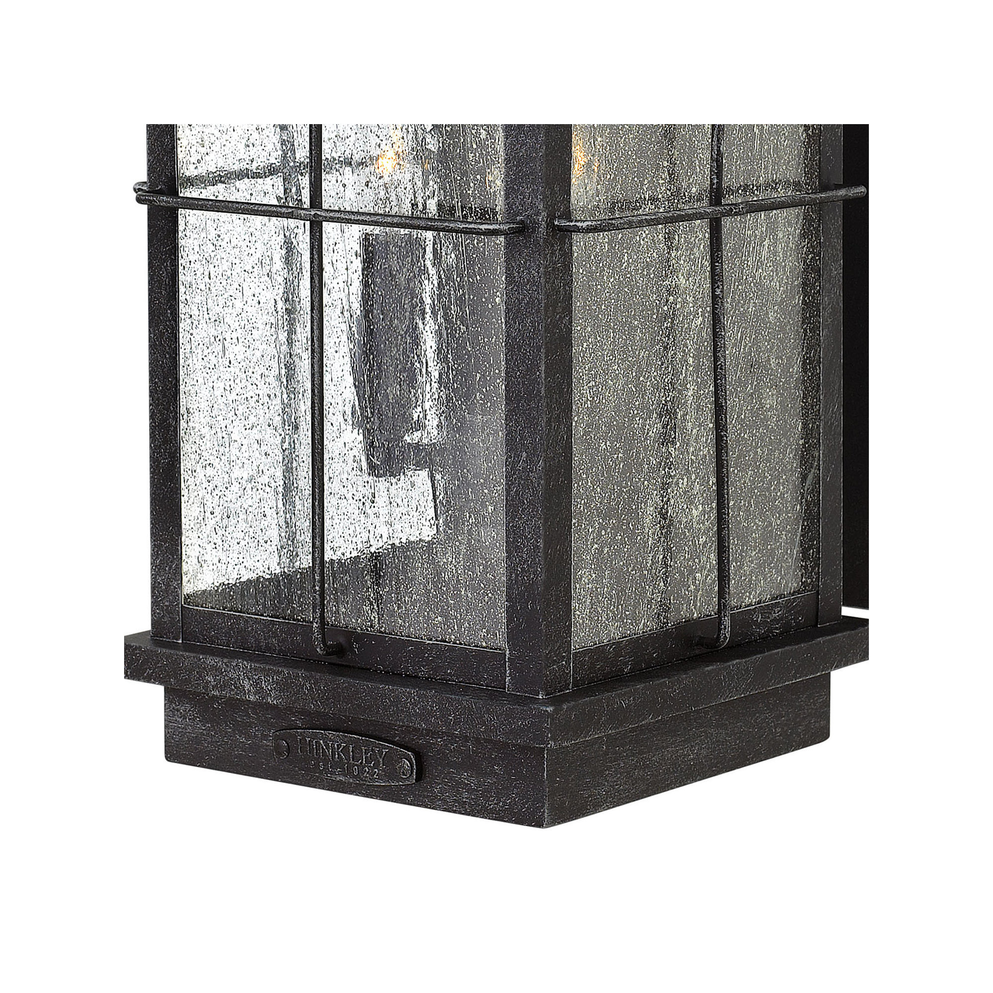Bingham 3-Light Outdoor Wall Lantern, Graystone, Integrated LED