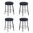 24.75'' Modern Counter Stools Set Of 4 Counter Stools With Iron Frame,Sponge Cushion,Footrest,Suitable For Kitchen/Bedroom/Dining Room.-1245526732-1245526733