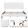 Trotwood Upholstered Bed with Adjustable Headboard