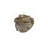 Wood Abstract Lodge Pot Planter in Grey/Black