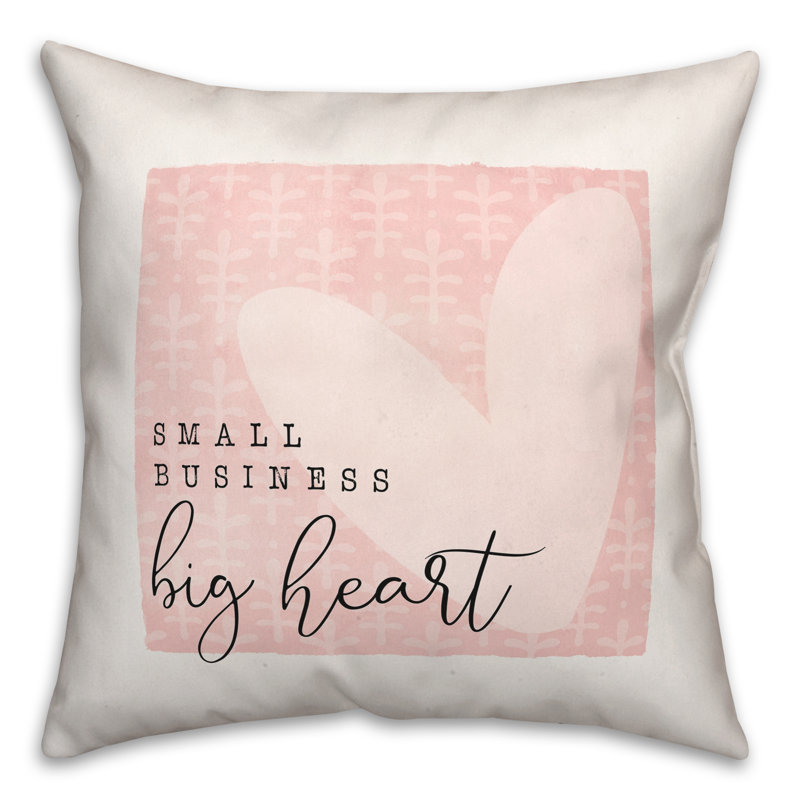Coussin petites entreprises grand coeur