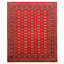 Tapis rouge foncé Finest Peshawar Bokhara 8 pi 0 po x 9 pi 7 po