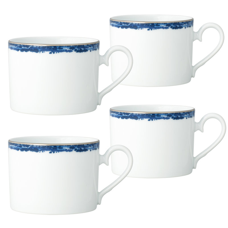 Noritake Rill Cups, 8 oz., Blue