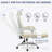 Mesh Ergonomic Office Chair with Footrest, Wheels 360 Swivel-595384200-595384206