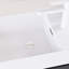 Meuble-lavabo simple 24 po avec plateau intégré en résine blanche 24 po-2064373449-2064373447
