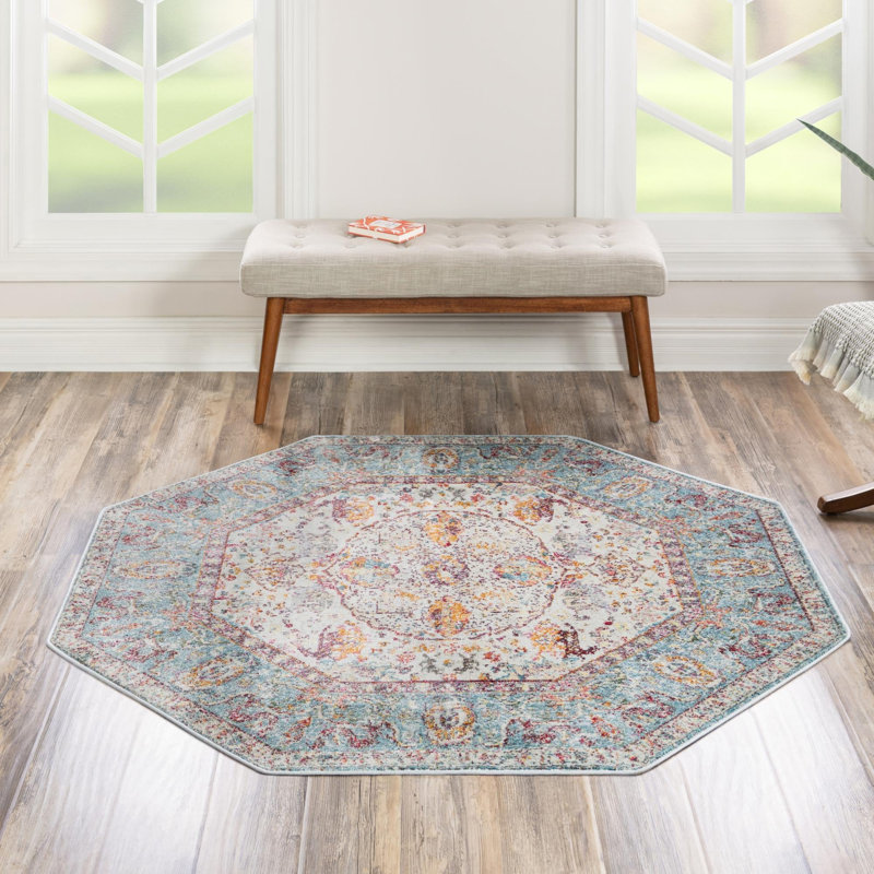 Oriental Indoor Rug, Octagon 8'2"