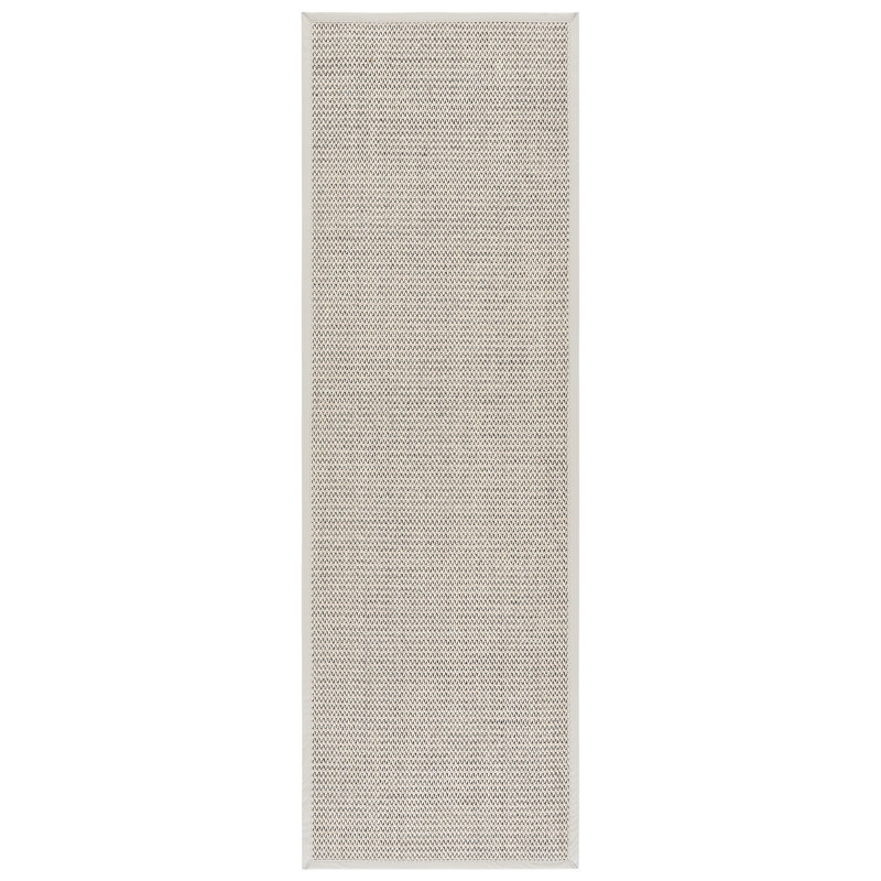 Natural Fiber 137 Area Rug In Marble / Beige, Runner 2'6" x 8'