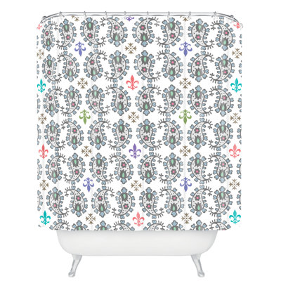 Andi Bird Paisley Ornamental Single Shower Curtain