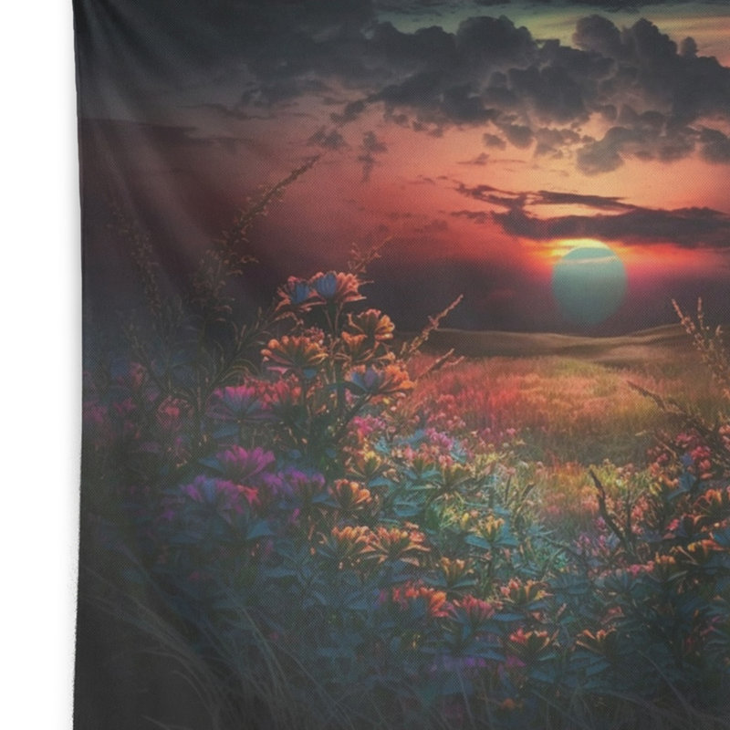 Tapisserie en polyester Ansony avec punaises, H 50 po x l 60 po