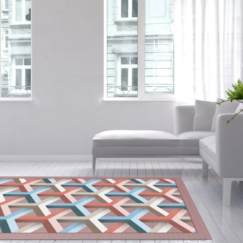 Gieneke Geometric Area Rug, Rectangle 140 x 200cm