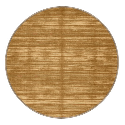 Machine Washable Solid Brown Area Rug