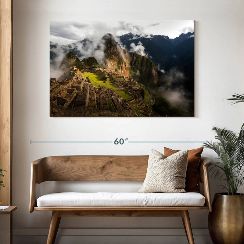 Lilie Machu Picchu nuages, H 32 po x l 48 po