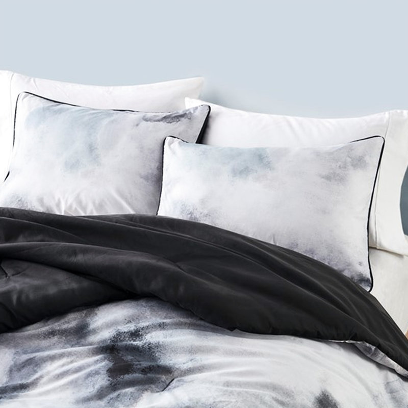 Multicolor Tie Dye Printed Bedding For King/ King - , Soft Fabric With Watercolor Filling, Machine Washable