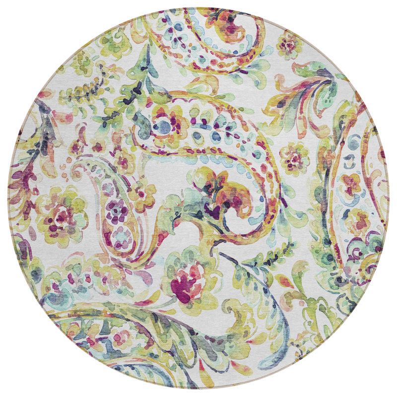 Tapis intérieur / extérieur Maldanado, Rond 8 pi