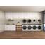 Armoire murale à double porte 27 po en bois massif avec 2 tablettes réglables prêtes à assembler pour la cuisine, la salle de bain, la buanderie et le garage (l 27 po x P 12 po x H 36 po)