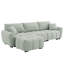 Canapé modulaire en tissu Boucle-1548766109