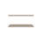 Floating Shelves 1.50" H, 2 Shelves, Taupe