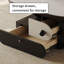Table basse ovale avec rangement en ardoise-889581531