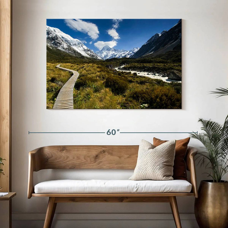 Hooker Valley Trail, 32" H x 48" W