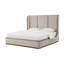 Greer Polyester Blend with Solid Wood with Poplar Veneer Smokey White Queen Bed-809448899-809448902
