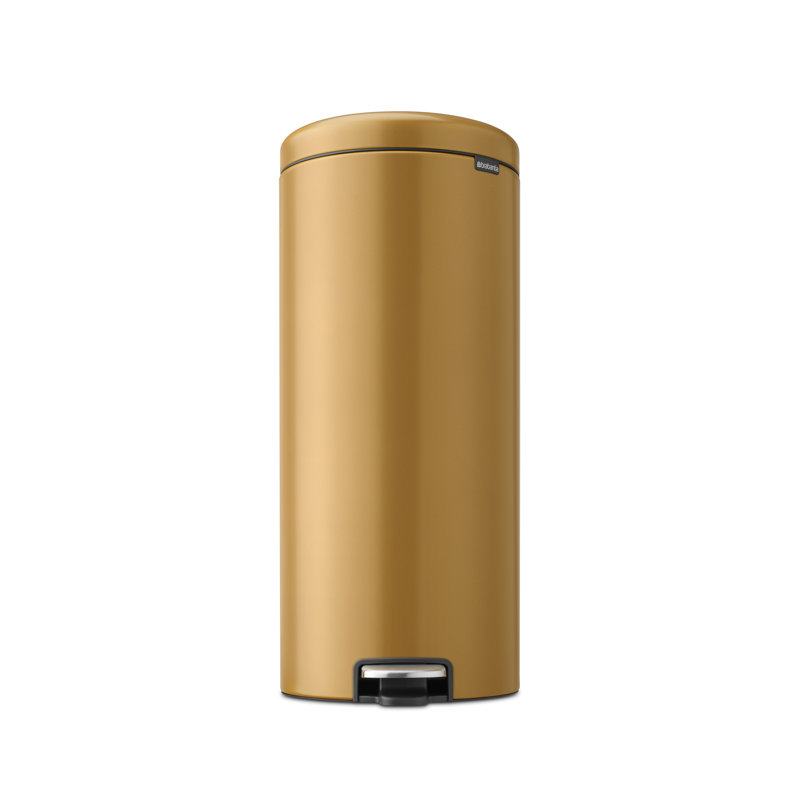 Brabantia NewIcon Soft Closing Pedal Bin, 30 L, Gold