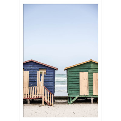 Popplewell "Blue and Green Huts" Print