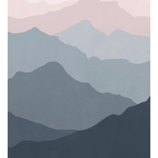 Mountain Mural 5 Piece Wallpaper Panel Set