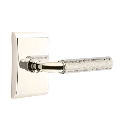 Privacy Door Lever with Square Rosette