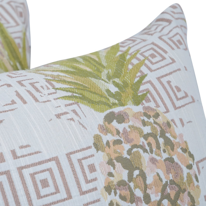 Floral Reversible Throw Pillow
