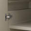 Armoire moderne à 4 portes avec portes décoratives en rotin