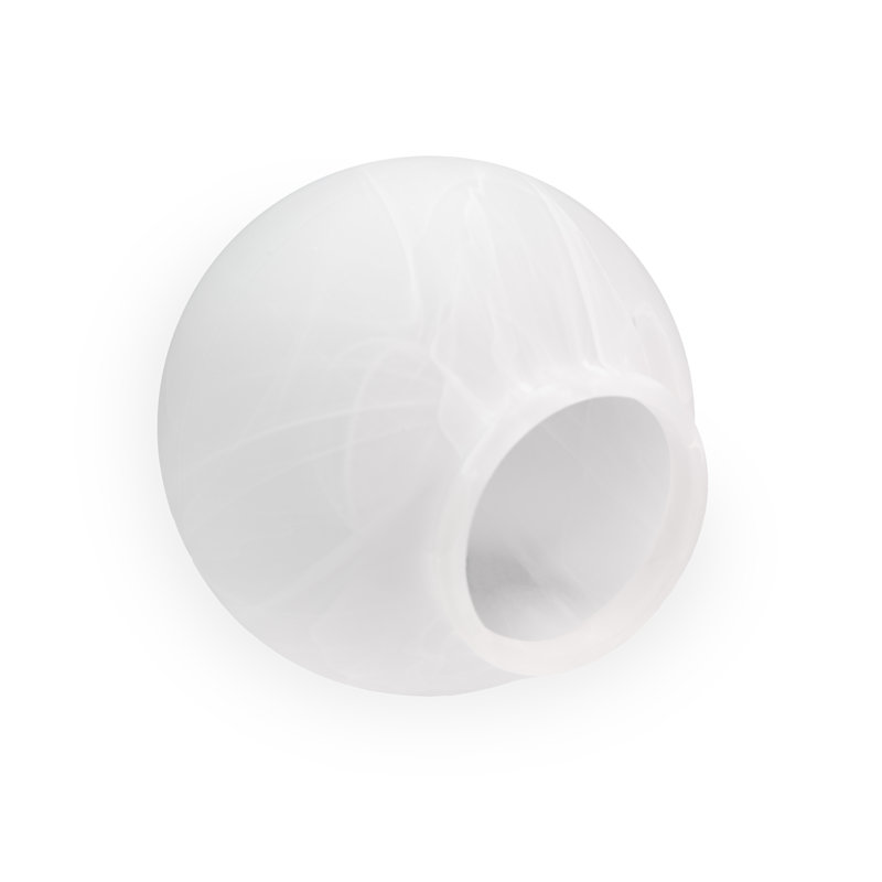 5.75 Inch Alabaster Replacement Light Glass, Millbridge Collection, White