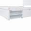 Platform Bed With Drawer And Two Shelves-509654242-509654247