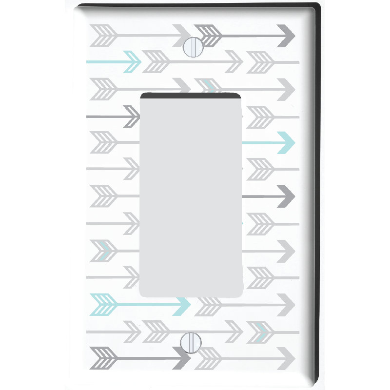 1 - Gang Rocker Standard Wall Plate, Seafoam Green
