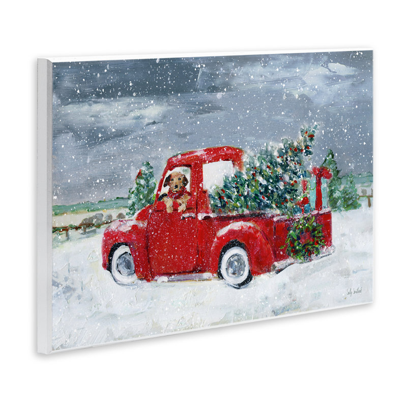 Plaque murale K9 Christmas Time, design par Sally Swatland, H 13 po x l 19 po